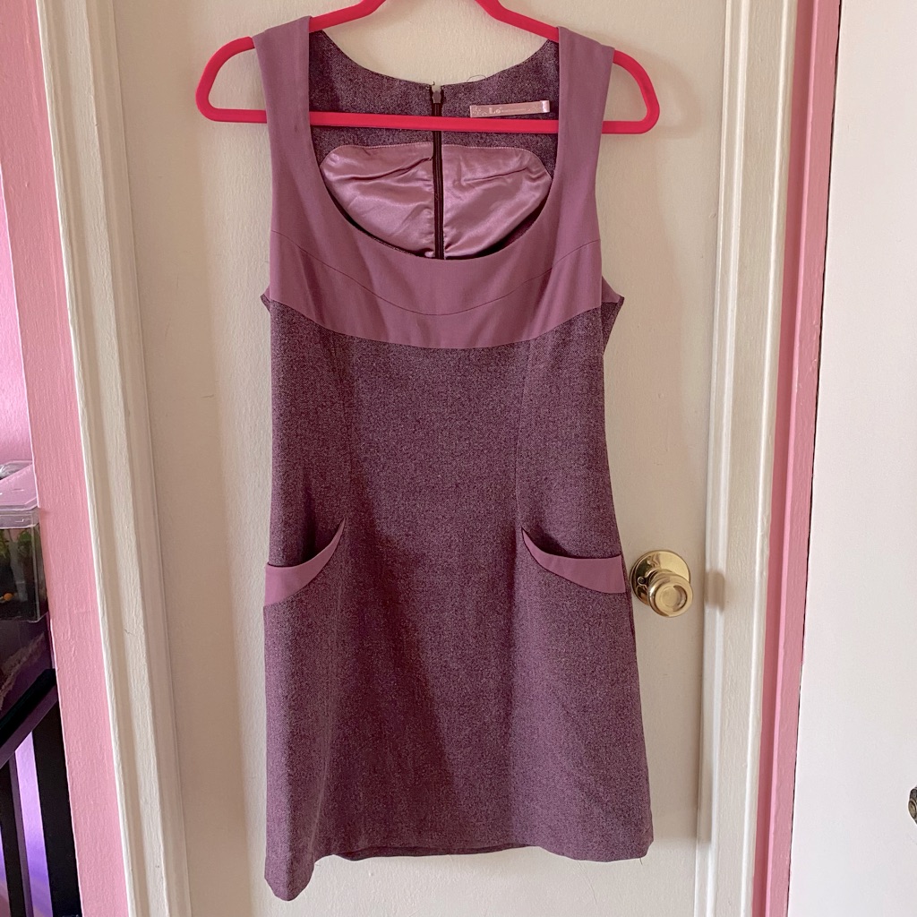 Lo Wear  Accessories Mauve Retro Style Shift Dress